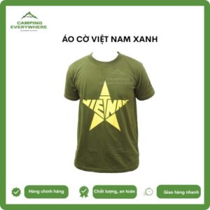 áo cờ VIỆT NAM xanh