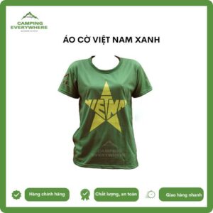 áo cờ VIỆT NAM xanh