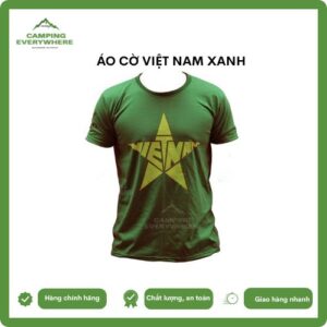 áo cờ VIỆT NAM xanh