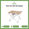 bàn vải xếp dã ngoại