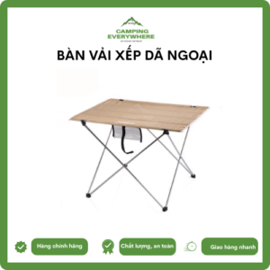 bàn vải xếp dã ngoại
