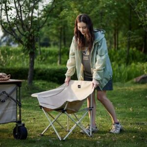 ghế xếp camping tay tựa