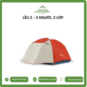 Lều 2 - 3 người, 2 lớp