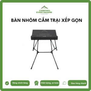 Bàn nhôm cắm trại xếp gọn