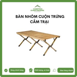 bàn nhôm cuộn trứng