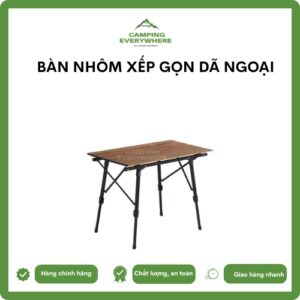 bàn nhôm vân gỗ