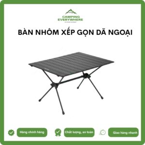 bàn nhôm xếp gọn dã ngoại