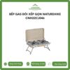 bếp ga đôi xếp gọn