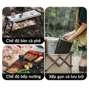 bếp nướng xếp gọn đa năng