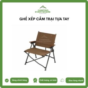 ghế cắm trại tưa tay