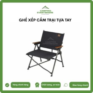 ghế cắm trại tưa tay