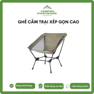 Ghế cắm trại xếp gọn cao