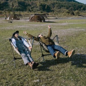 ghế camping đu đưa xếp gọn