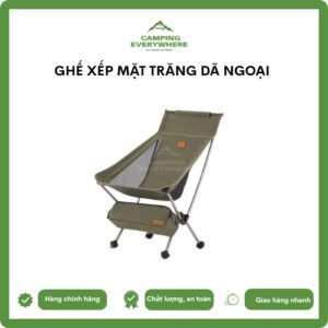 ghế xếp mặt trăng dã ngoại