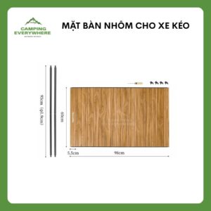 mặt bàn nhôm cho xe kéo