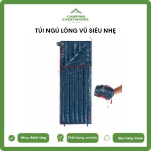 túi ngủ lông vũ siêu nhẹ