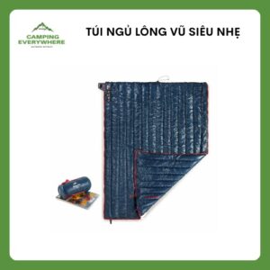 túi ngủ lông vũ siêu nhẹ